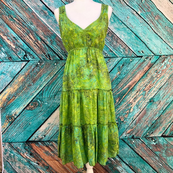 Hand Kreation Dresses & Skirts - Lime Green Summer Beach Sun Dress